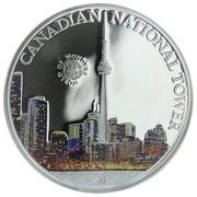 5 Dollars Canadian National Tower, Palau, 2011 reverse image