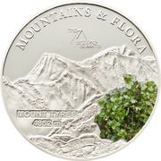 5 Dollars Mount Tyree, Palau, 2011 reverse image