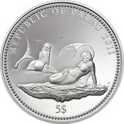5 Dollars Anemonefish obverse image