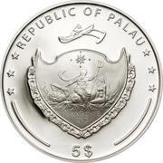 5 Dollars Princess of the Sea obverse image
