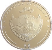 5 Dollars Cadillac Eldorado obverse image