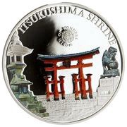 5 Dollars Itsukushima Shrine, Palau, 2012 reverse image