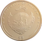 5 Dollars Opel Kapitan '51 obverse image