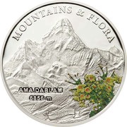5 Dollars Ama Dablam, Palau, 2012 reverse image