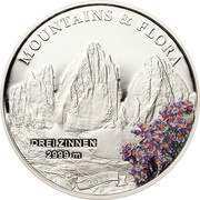 5 Dollars Drei Zinnen, Palau, 2012 reverse image