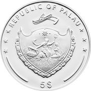 5 Dollars My Lovely Bear obverse image