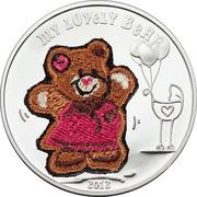5 Dollars My Lovely Bear, Palau, 2012 reverse image