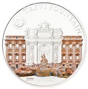 5 Dollars Trevi Fountain, Palau, 2012 reverse image