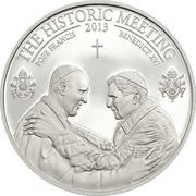 5 Dollars The Historic Meeting, Palau, 2013 reverse image