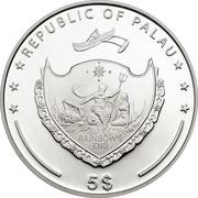 5 Dollars My Lovely Koala Bear obverse image