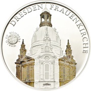 5 Dollars Dresden Frauenkirche, Palau, 2013 reverse image