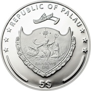 5 Dollars Palace of Versailles obverse image