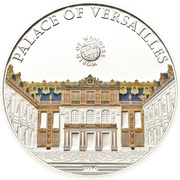 5 Dollars Palace of Versailles, Palau, 2013 reverse image