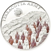 5 Dollars Terracotta Army, Palau, 2013 reverse image