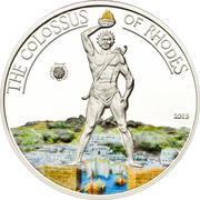 5 Dollars Colossus of Rhodes, Palau, 2013 reverse image