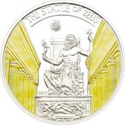 5 Dollars Statue of Zeus, Palau, 2013 reverse image