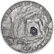 5 Dollars Amethyst, Palau, 2013 reverse image