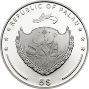 5 Dollars Beauty of the Sea obverse image
