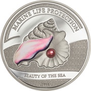 5 Dollars Beauty of the Sea, Palau, 2014 reverse image