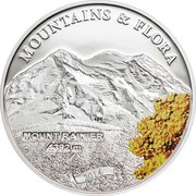 5 Dollars Mount Rainier, Palau, 2014 reverse image