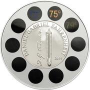 5 Dollars Daniel Gabriel Fahrenheit, Palau, 2014 reverse image