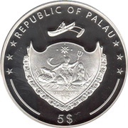 5 Dollars Lord Venkateswara obverse image