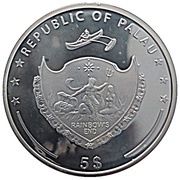 5 Dollars 300th Anniversary of the Fahrenheit Scale obverse image