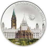 5 Dollars Parliament Hill, Palau, 2014 reverse image