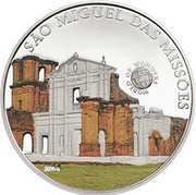 5 Dollars Sao Miguel Das Missoes, Palau, 2014 reverse image