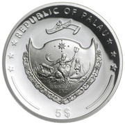 5 Dollars Year of the Horse obverse image