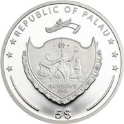 5 Dollars Milan Cathedral obverse image
