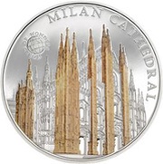 5 Dollars Milan Cathedral, Palau, 2015 reverse image