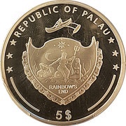 5 Dollars Miracle of the Sea obverse image