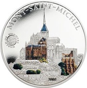 5 Dollars Mont-Saint-Michel, Palau, 2016 reverse image