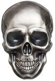 5 Dollars Skull, Palau, 2016 reverse image