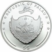 5 Dollars Ounce of Luck 2017 obverse image