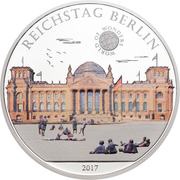 5 Dollars Reichstag Berlin, Palau, 2017 reverse image