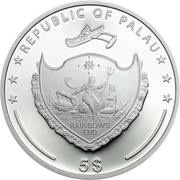 5 Dollars Mona Lisa obverse image