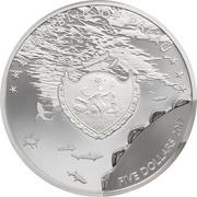 5 Dollars Shark obverse image