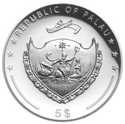 5 Dollars Year of the Rooster obverse image