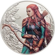 5 Dollars Elves, Palau, 2017 reverse image