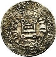 Groat "Tournois" - John of Leuven, Belgium, 1285-1309 reverse image