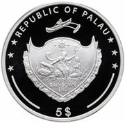 5 Dollars Ounce of Luck 2018 obverse image