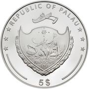 5 Dollars The Scream obverse image