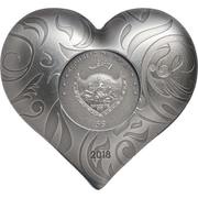 5 Dollars Silver Heart obverse image