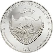 5 Dollars Summer of Love obverse image