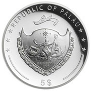 5 Dollars Year of the Dog obverse image