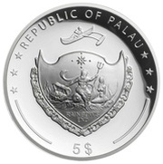 5 Dollars Year of the Dog obverse image