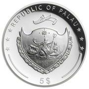 5 Dollars Year of the Dog obverse image