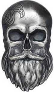 5 Dollars Biker Skull, Palau, 2019 reverse image